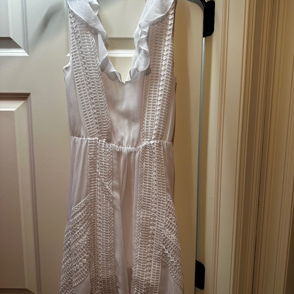 Bebe white summer dress